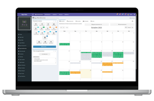 Calendário Interativo - Adicionar agendamentos e finalize integrando com o módulo de vendas.