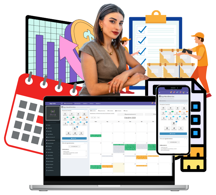 Assine o App Atendimento e transforme a gestão do seu negócio.